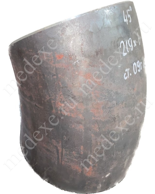 Отвод 45-219х6 ст.09г2с ГОСТ 17375